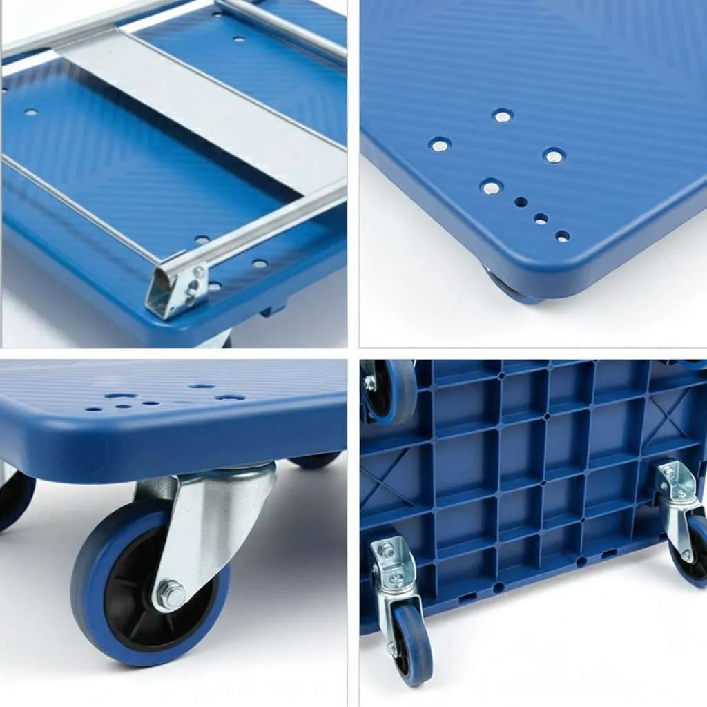 Robust 300kg plastic deck transport equipment model PH300P.