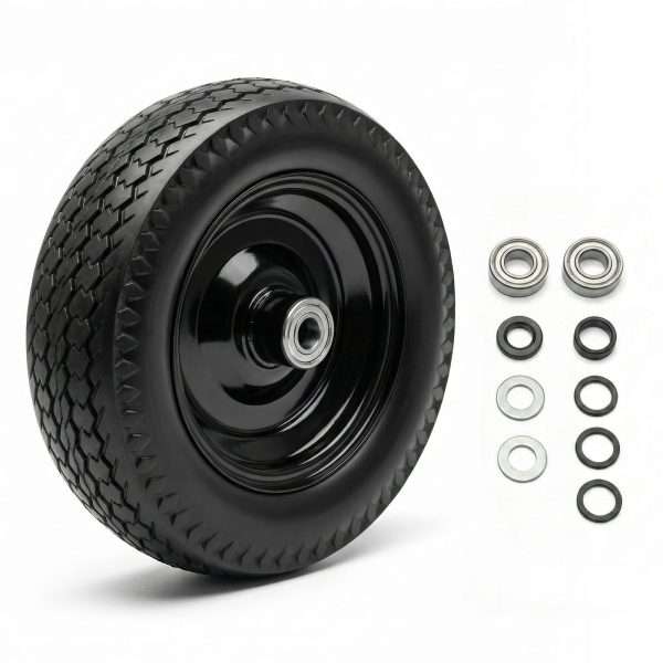 Puncture Proof Hand Truck Wheel 10 Inch Solid PU | PU1013
