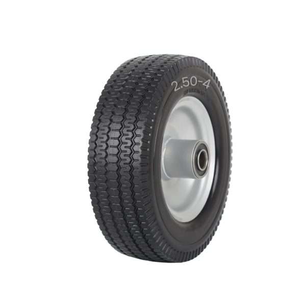 8″ Flat Free Cart Wheels 8×2.50-4 | PU0805 Replacement
