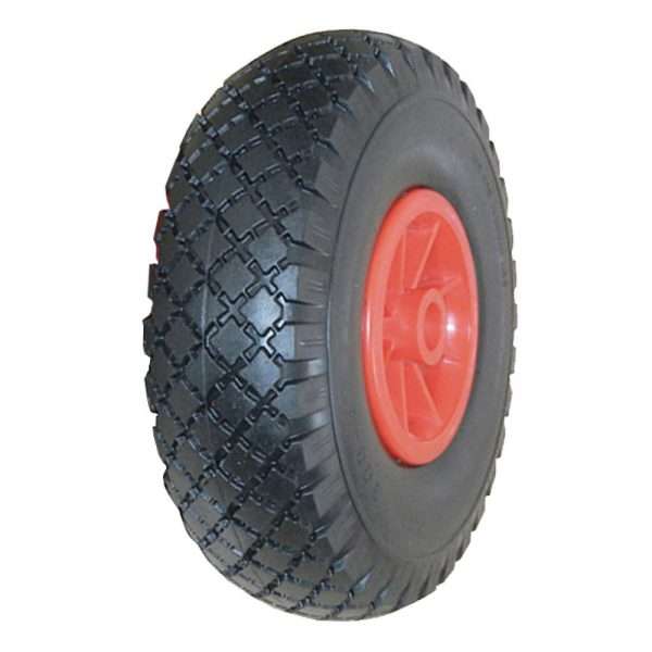 Heavy Duty 10 Inch No-Flat Solid PU Wheel for Industrial Hand Trucks PU1003