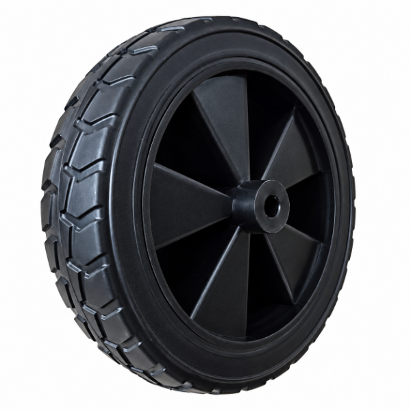 Solid Plastic Cart Wheel 6″ | PVC0601 Heavy Duty Model